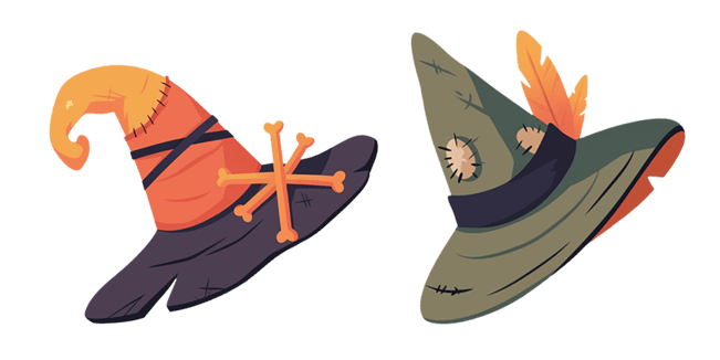Colorful Witch's Hat Cursor