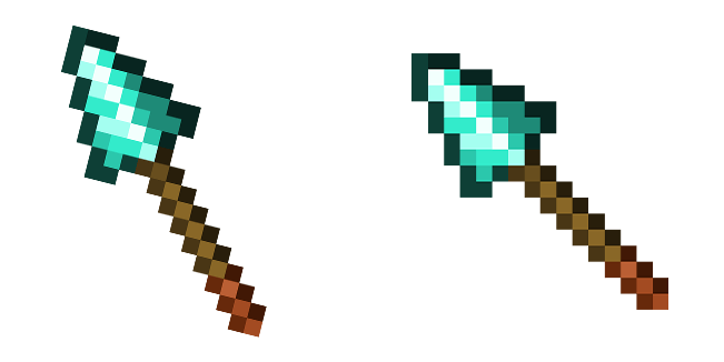 Minecraft Diamond Spear Cursor