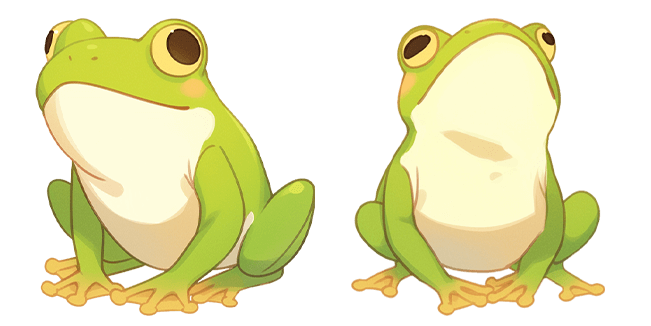 Classic Green Frog Cursor