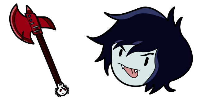 Adventure Time Marshall Lee & Electric Guitar Cursor