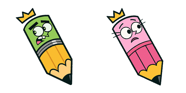 Fairly OddParents Cosmo & Wanda Pencil Cursor