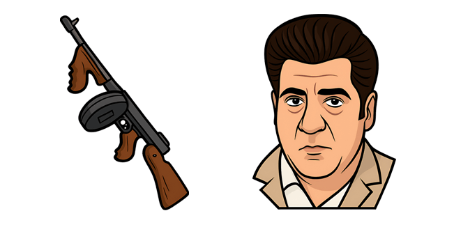 The Sopranos Silvio Dante & Gun Cursor
