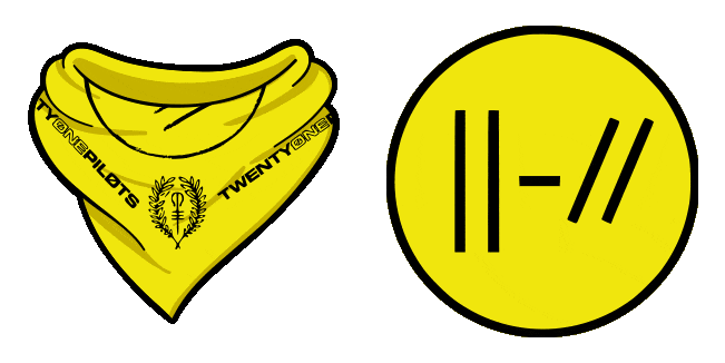 Twenty One Pilots Bandana & Logo Animated Cursor