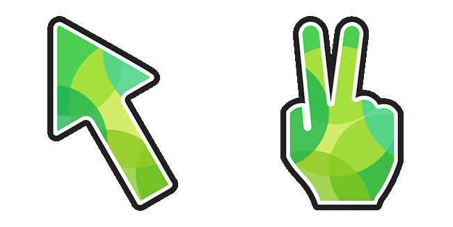 Green Gradient Animated Cursor