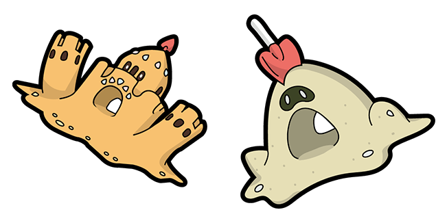 Pokemon Palossand & Sandygast Cursor