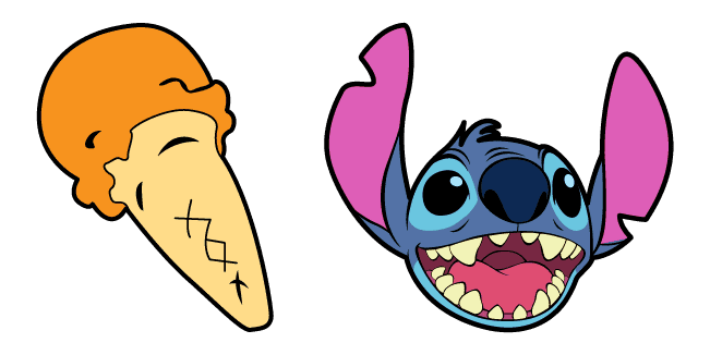 Stitch & Ice Cream Cursor