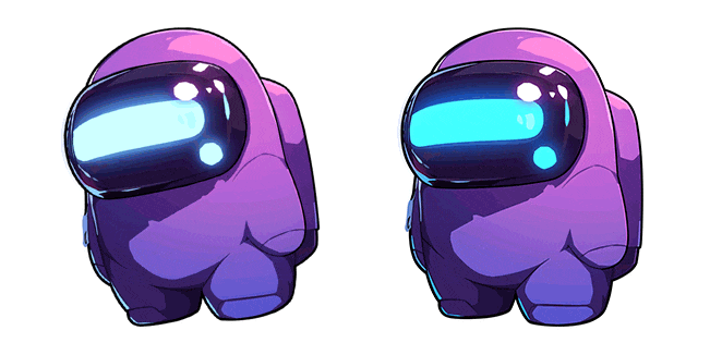 Among Us Purple Animated Cursor