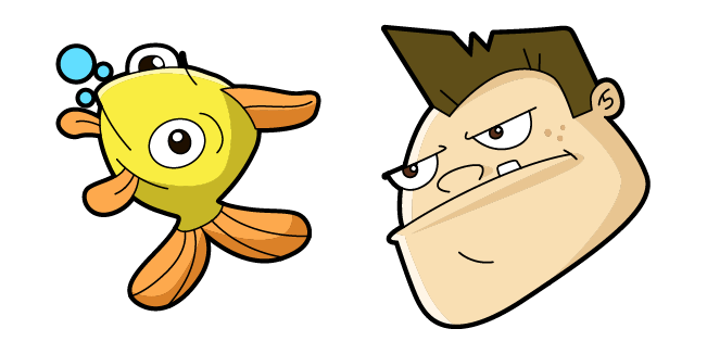 Phineas and Ferb Buford Van Stomm & Goldfish Cursor