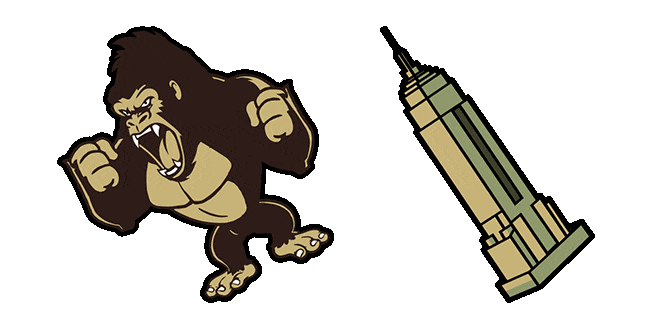 Empire State Building & King Kong Animated Cursor