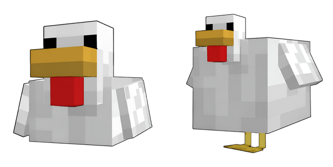 Minecraft Fat Chicken Cursor