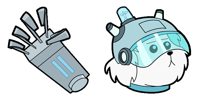 Rick and Morty Snuffles Animated Cursor