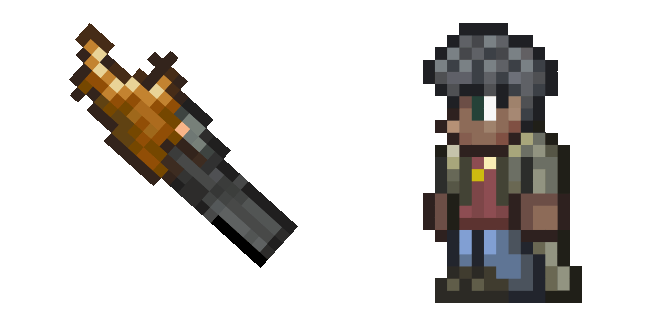 Terraria Minishark & Arms Dealer Animated Cursor