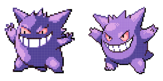 Pokerogue Gengar Pixel Cursor