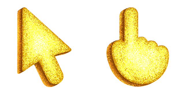 Yellow Glitter Cursor