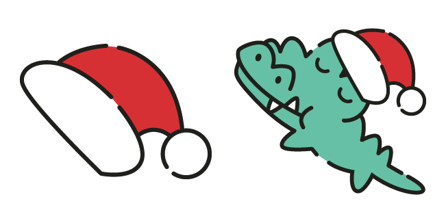 Sanrio Pochi in Christmas Hat Cursor
