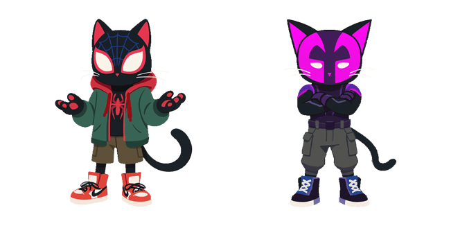 Spider-Man Meows Morales & Purrowler Cursor