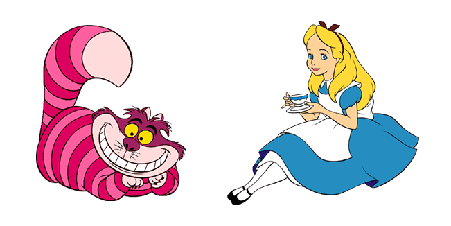 Alice in Wonderland & Cheshire Cat Cursor