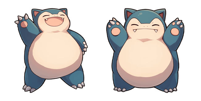 Pokemon Happy Snorlax Cursor