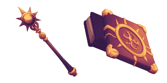 Magic Staff & Books Cursor