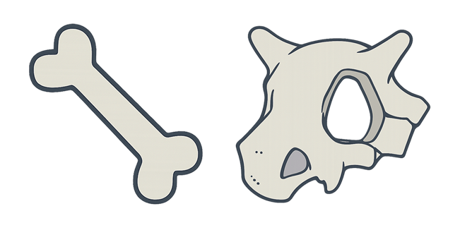 Pokemon Cubone Skull & Bone Cursor