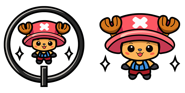 One Piece Tony Tony Chopper Crosshair Cursor