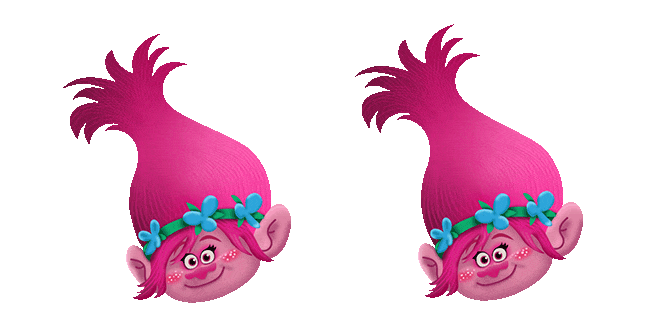 Trolls Queen Poppy Animated Cursor