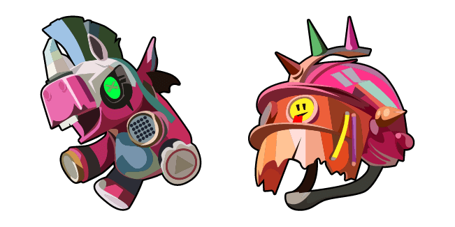 PUBG Punk Rhino Backpack & Ragtag Goon Helmet Cursor