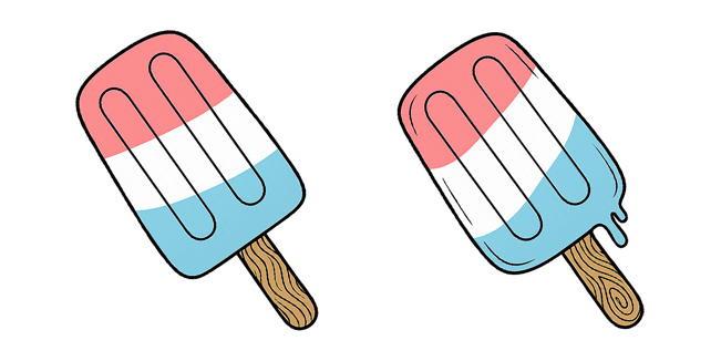 Colorful Popsicle Cursor