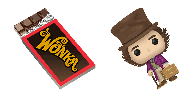 Chibi Wonka & Chocolate Animated Cursor