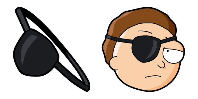 Rick and Morty Evil Morty & Eye Patch Cursor