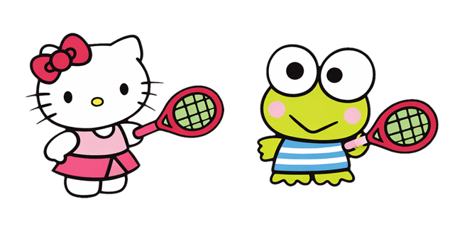 Sanrio Hello Kitty & Keroppi Tennis Cursor