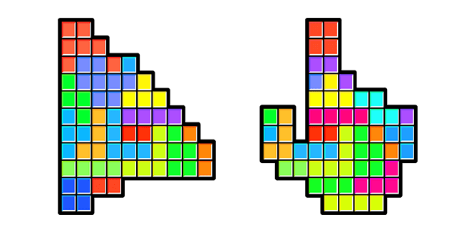 Tetris Texture Cursor
