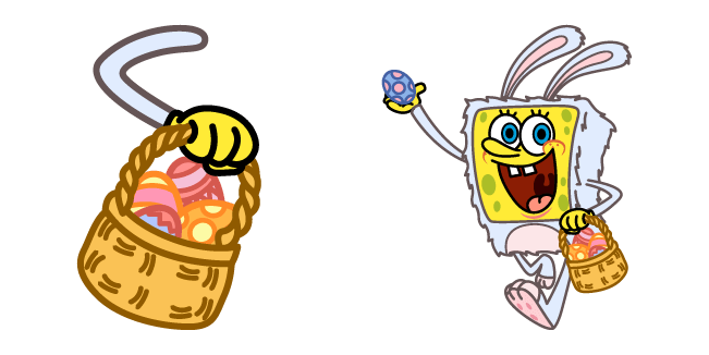 SpongeBob Easter Basket Cursor