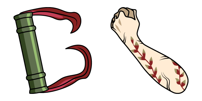 Demon Slayer Nezuko & Bamboo Muzzle Cursor