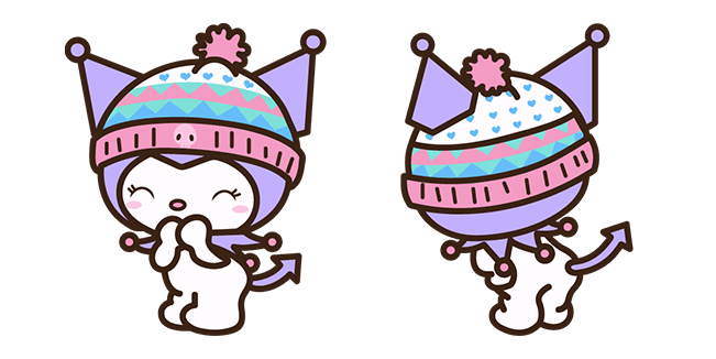 Winter Aesthetic Kuromi Cursor