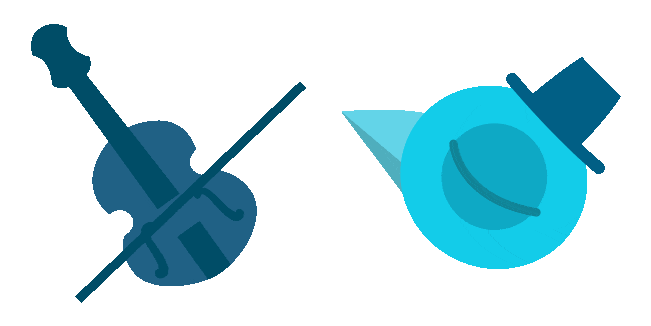 Night in the Woods Hollerers Bird & Violin Animated Cursor