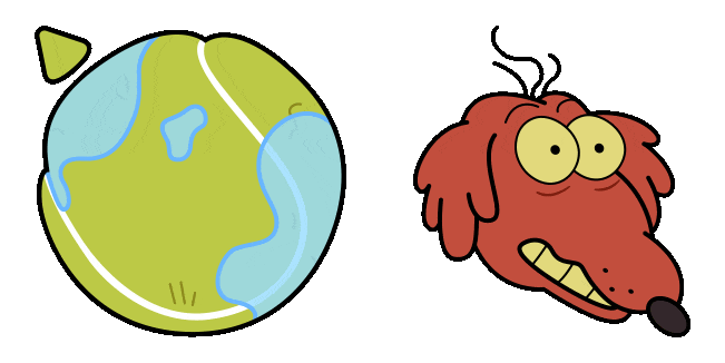 Big City Greens Phoenix & Ball Animated Cursor