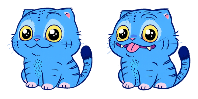 Kpop Demon Hunters Cute Derpy Tiger Cursor