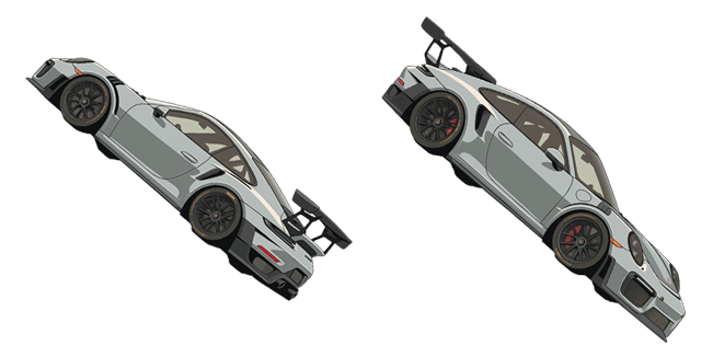 Modern Porsche 911 Turbo S Cursor