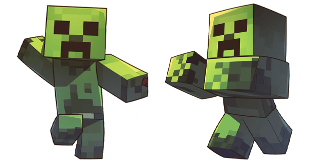 Minecraft Dancing Creeper Cursor