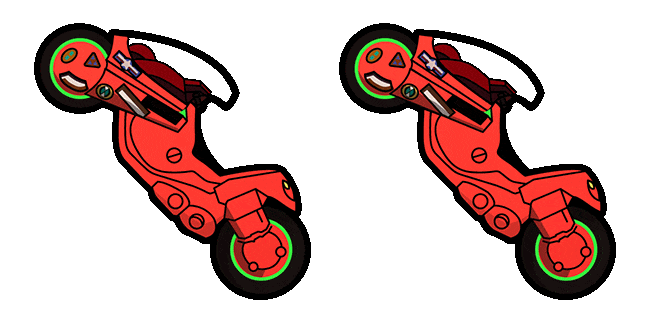 Akira Kaneda Bike Animated Cursor