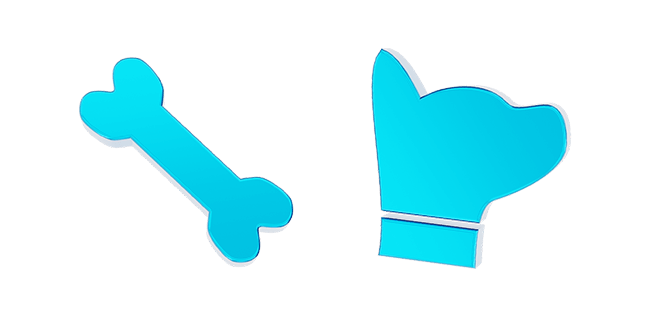 Bone & Dog Head 3D Cursor