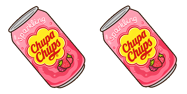 Sparkling Chupa Chups Drink Animated Cursor