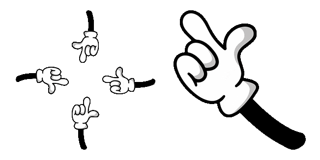 Mickey Aim Crosshair Animated Cursor
