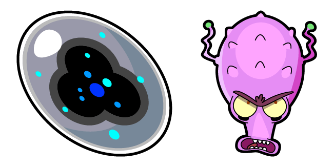 Rick and Morty Prince Nebulon & Dark Energy Ball Cursor