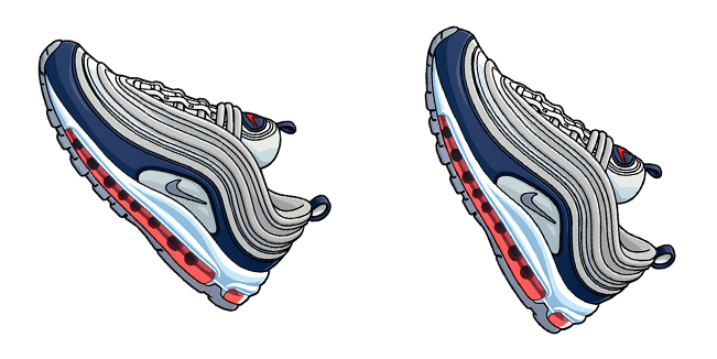 Nike Air Max 97 Platinum Navy Cursor