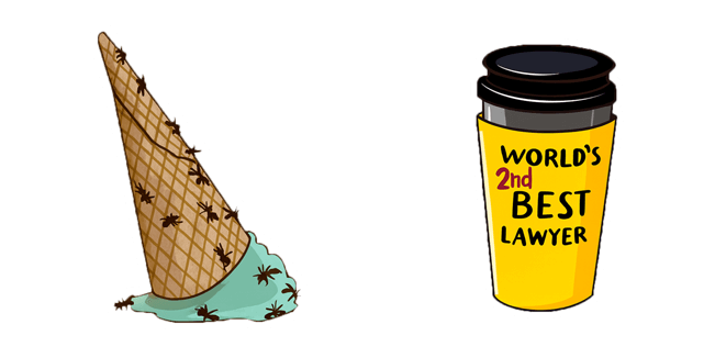 Better Call Saul Ice Cream Cone & Lawyer Mug Cursor