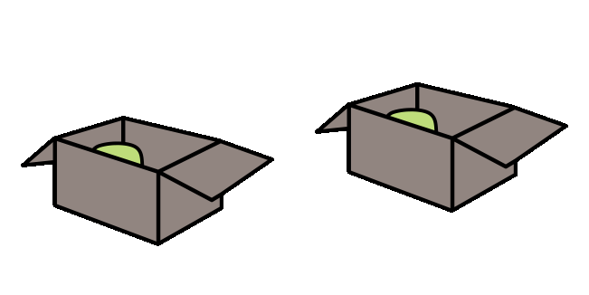 Cute Dino Box Animated Cursor
