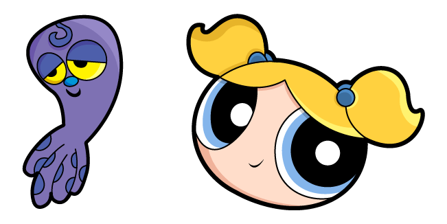 The Powerpuff Girls Octi & Bubbles Cursor