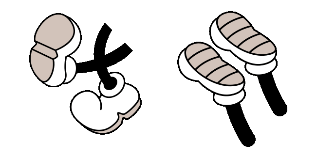 Mickey Mouse Feet Animated Cursor
